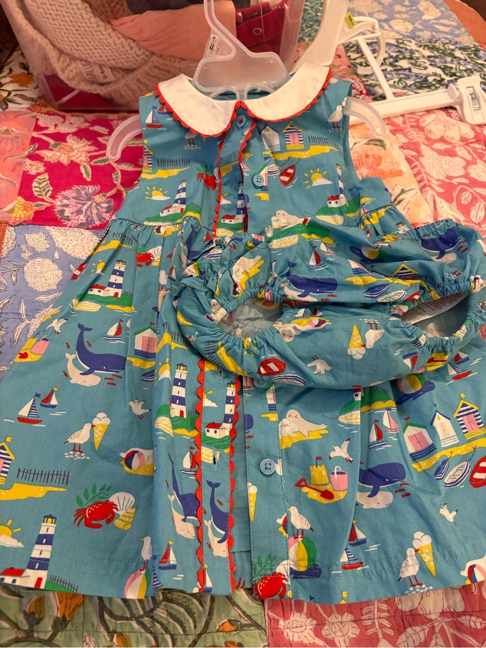 Baby Boden Summer Dress w Bloomers